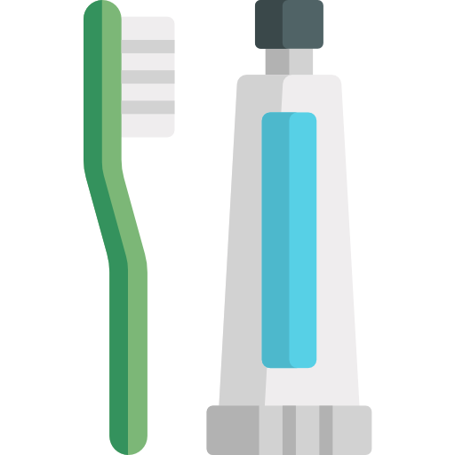 Toothbrush Kawaii Flat icon