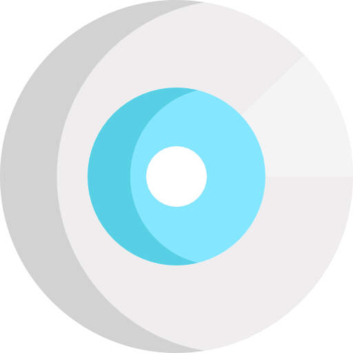 kontaktlinse Kawaii Flat icon