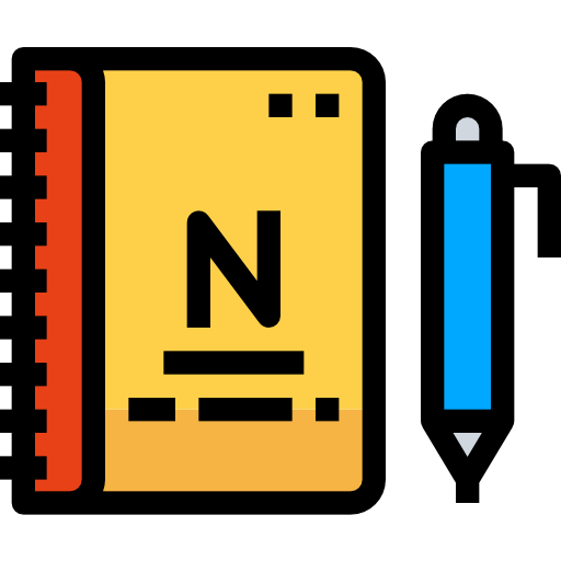 Notebook Justicon Lineal Color icon