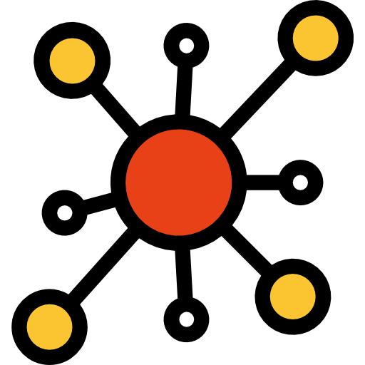 분자 Justicon Lineal Color icon