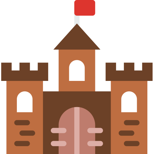 Castle prettycons Flat icon