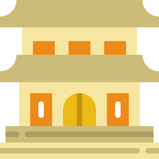 Temple prettycons Flat icon