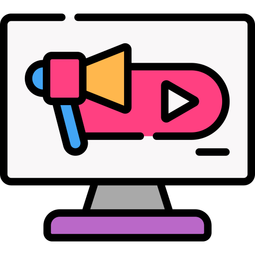 Видеомаркетинг Generic color lineal-color иконка