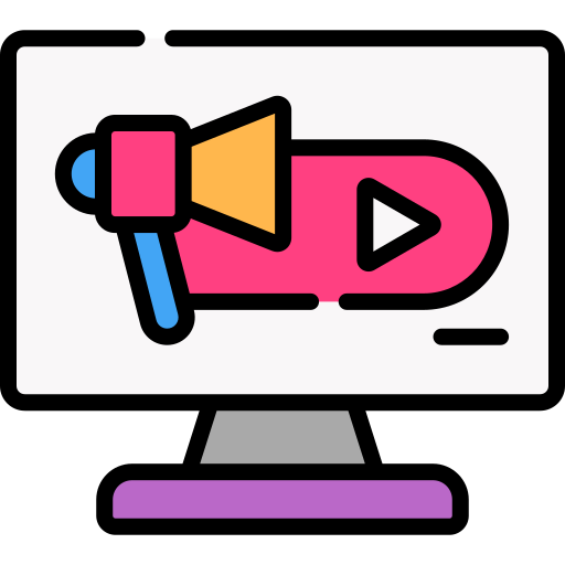 Video marketing Generic color lineal-color icon