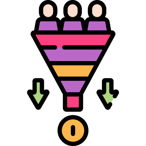 セールスファネル Generic color lineal-color icon