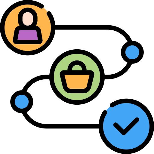 Customer journey Generic color lineal-color icon