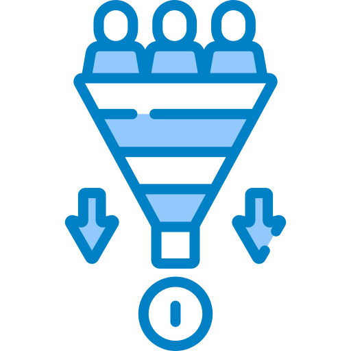 Sales funnel Generic color lineal-color icon