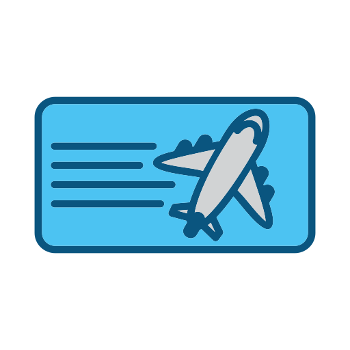flugticket Generic color lineal-color icon