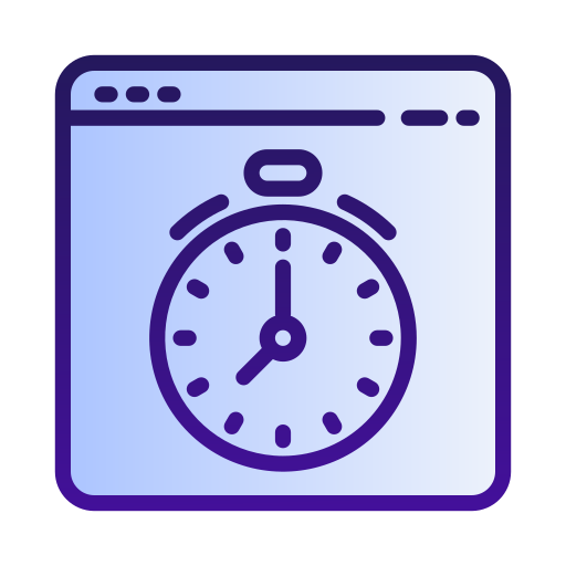 Time Generic gradient lineal-color icon