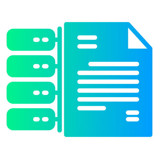 datenbank Generic gradient fill icon