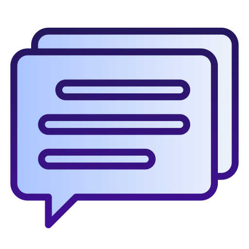 kommentar Generic gradient lineal-color icon