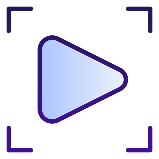 video Generic gradient lineal-color icon