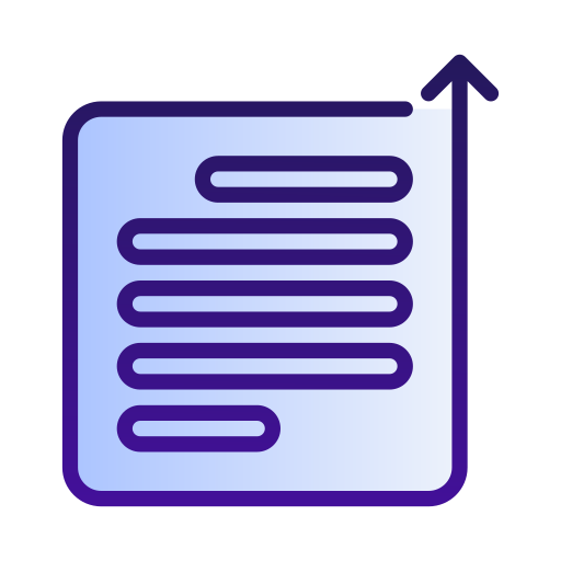 업로드 Generic gradient lineal-color icon