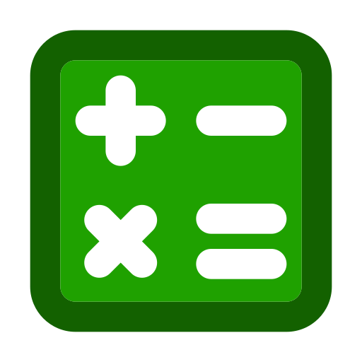 matematyczny Generic color fill ikona