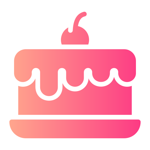 gâteau Generic gradient fill Icône