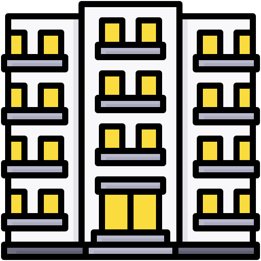 Apartement Generic color lineal-color icon