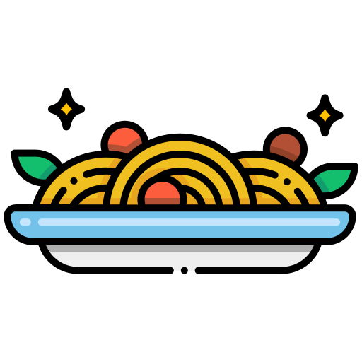 spaghetti Generic color lineal-color ikona