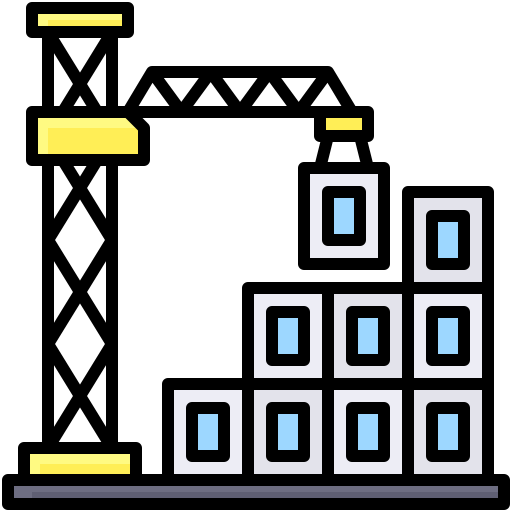 chantier de construction Generic color lineal-color Icône