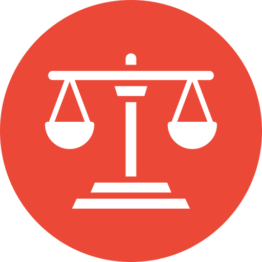 sprawiedliwość prawa Generic color fill ikona