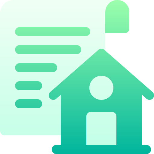 House rules Basic Gradient Gradient icon