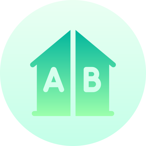 House rules Basic Gradient Circular icon