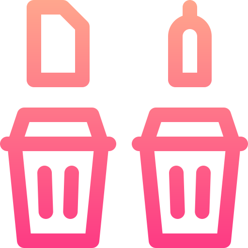 Recycle Basic Gradient Lineal color icon