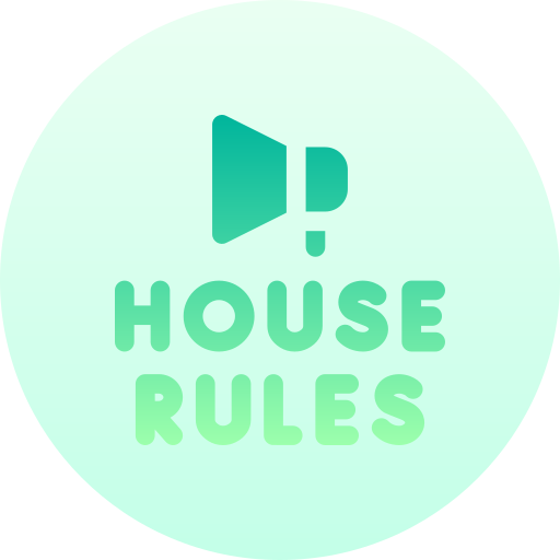House rules Basic Gradient Circular icon
