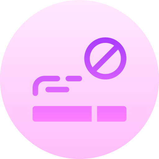 No smoking Basic Gradient Circular icon