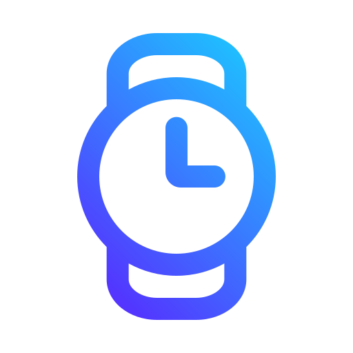 orologio da polso Generic gradient outline icona