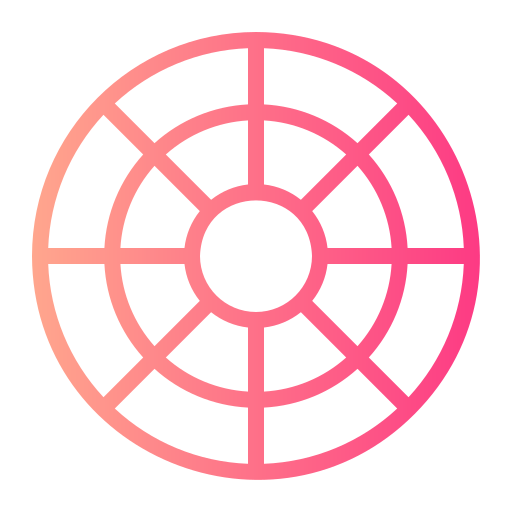 rueda de color Generic gradient outline icono