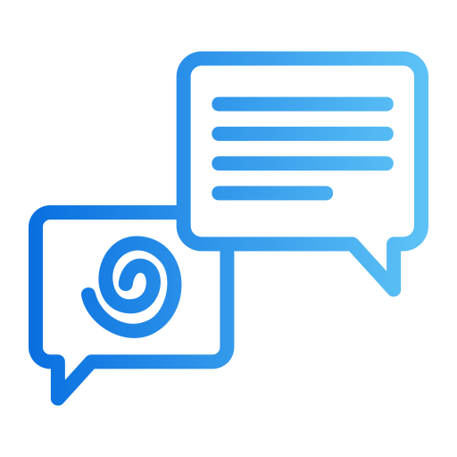 Communications Generic gradient outline icon