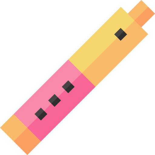 Flute Basic Straight Flat icon