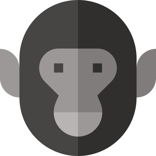 ragno scimmia Basic Straight Flat icona
