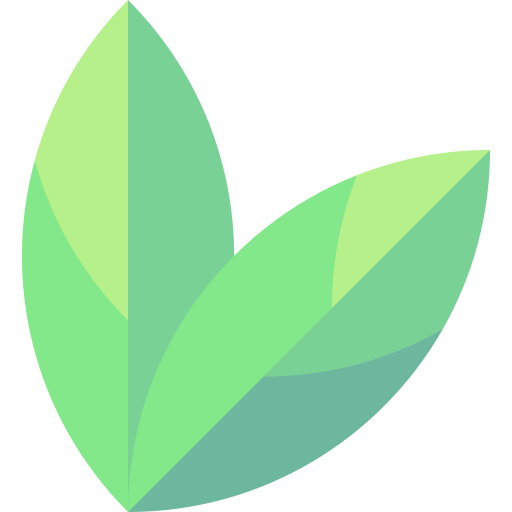 foglie di coca Basic Straight Flat icona