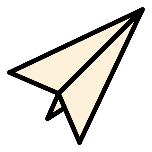 avion en papier Generic color lineal-color Icône