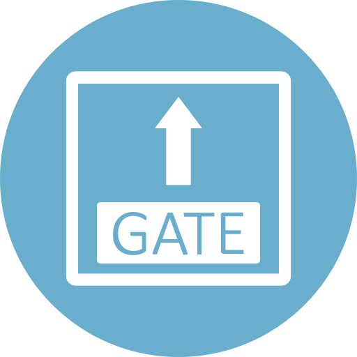 Gate Generic color fill icon