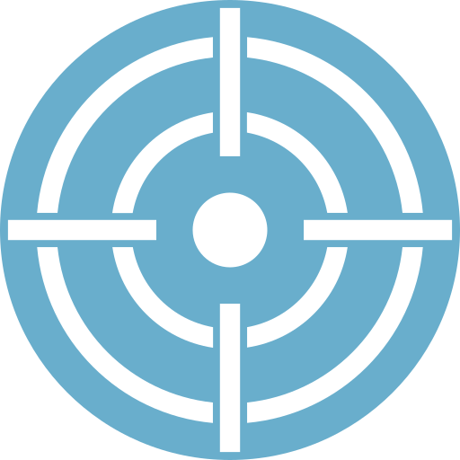 Target goal Generic color fill icon