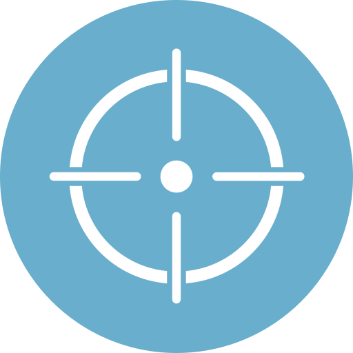 Target goal Generic color fill icon