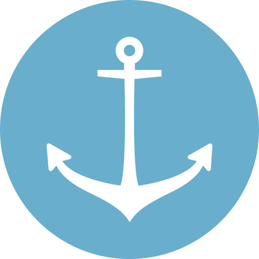 船のアンカー Generic color fill icon