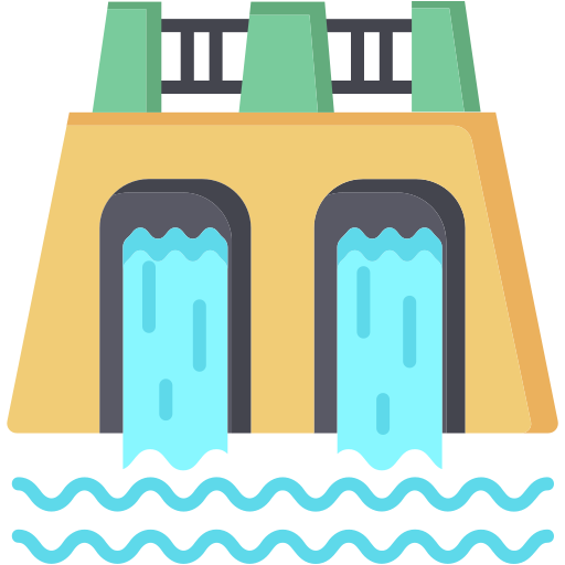 energía hidroeléctrica Generic color fill icono