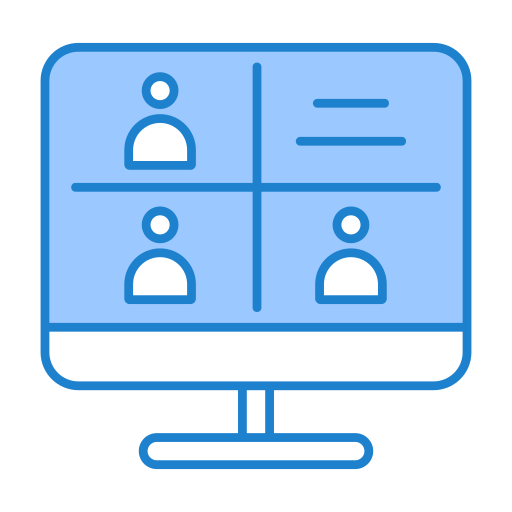 conférence en ligne Generic color lineal-color Icône