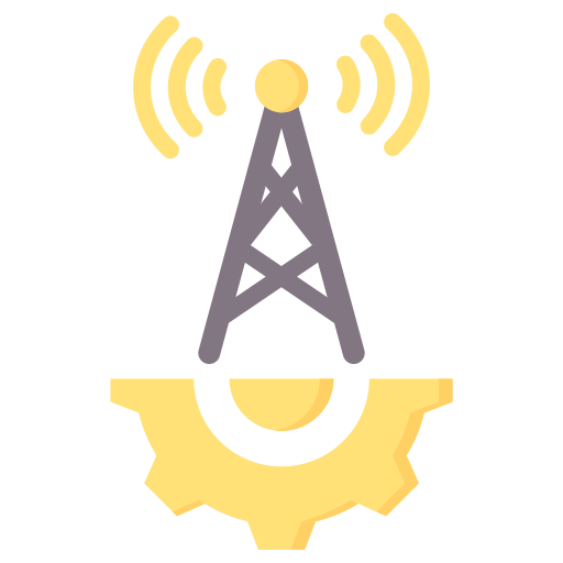 antena Generic color fill icono
