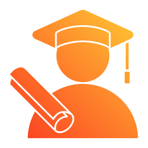 Graduation Generic gradient fill icon