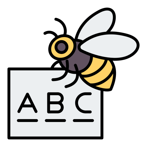 Spelling bee Generic color lineal-color icon