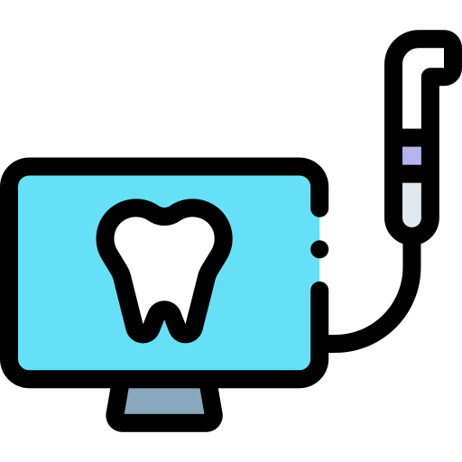 cámara intraoral Detailed Rounded Lineal color icono