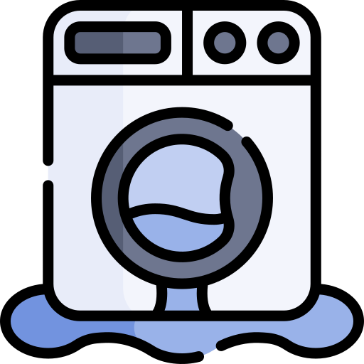 máquina de lavar Kawaii Lineal color Ícone