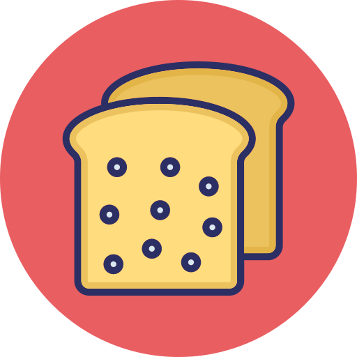 kromka chleba z masłem Generic color lineal-color ikona