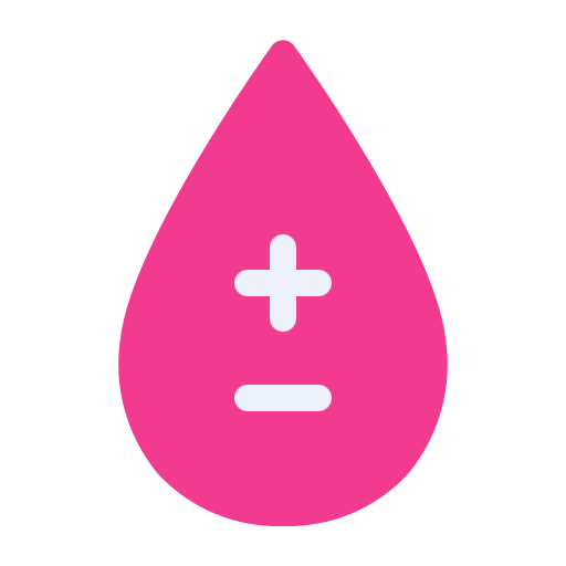 Blood type Generic color fill icon