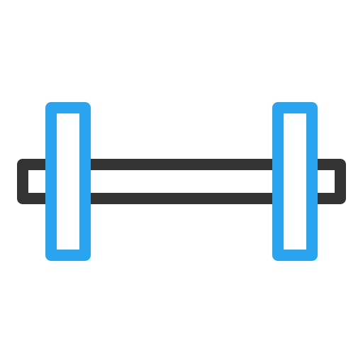 Dumbbell Generic color outline icon