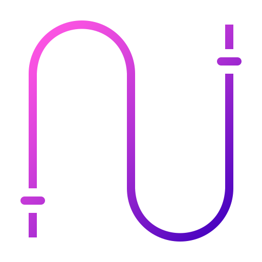 Jump rope Generic gradient fill icon